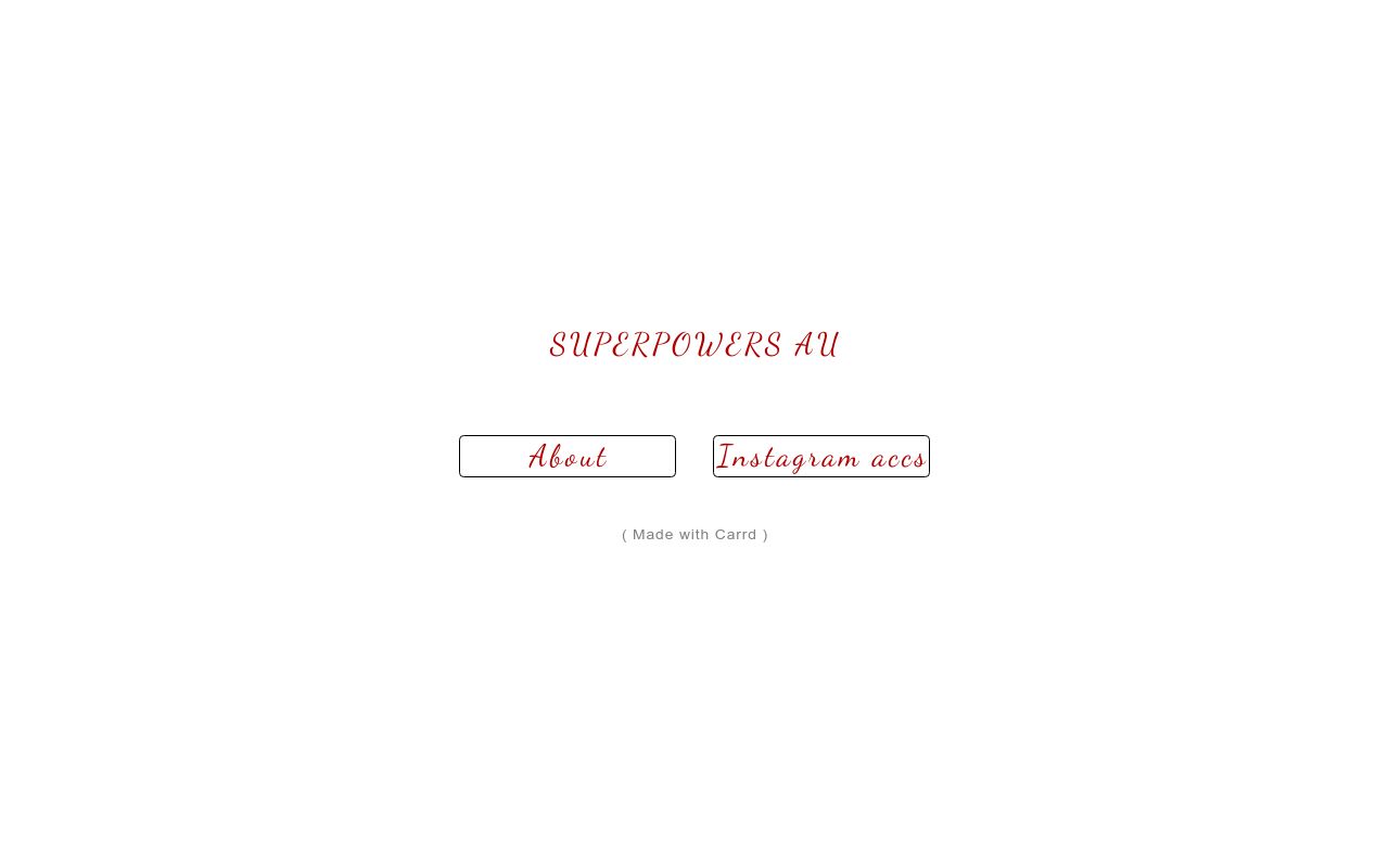 Carrd profile picture for @superpowers